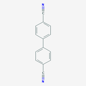 molecular formula C14H8N2 B073637 [1,1'-Biphenyl]-4,4'-dicarbonitrile CAS No. 1591-30-6