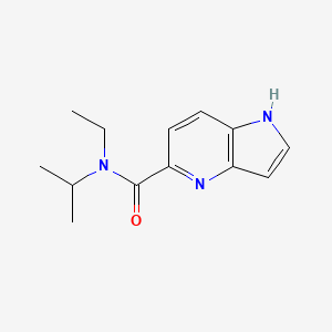 molecular formula C13H17N3O B7364130 N-ethyl-N-propan-2-yl-1H-pyrrolo[3,2-b]pyridine-5-carboxamide 