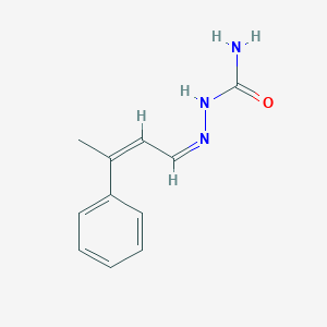 molecular formula C11H13N3O B073648 [(Z)-[(Z)-3-phenylbut-2-enylidene]amino]urea CAS No. 1208-25-9