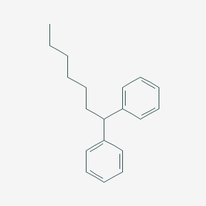 molecular formula C19H24 B073649 1,1-Diphenylheptane CAS No. 1530-05-8