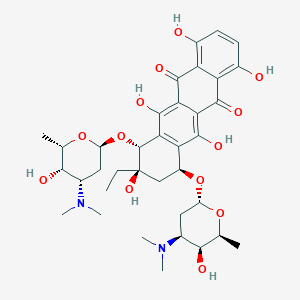molecular formula C36H48N2O13 B073650 Isorhodomycin A CAS No. 1403-81-2