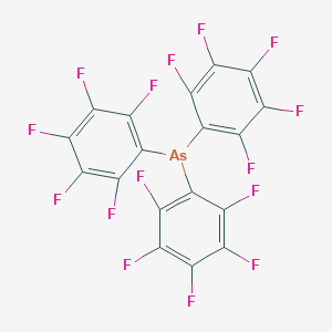 molecular formula C18AsF15 B073651 Tris(pentafluorophenyl)arsine CAS No. 1259-34-3