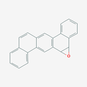 molecular formula C22H14O B073652 5,6-Epoxy-5,6-dihydrodibenz(a,h)anthracene CAS No. 1421-85-8