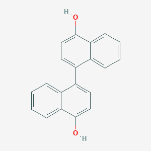 molecular formula C20H14O2 B073656 [1,1'-Binaphthalene]-4,4'-diol CAS No. 1446-34-0