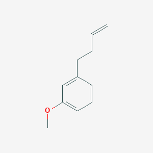 molecular formula C11H14O B073683 4-(3-Methoxyphenyl)-1-butene CAS No. 1199-90-2