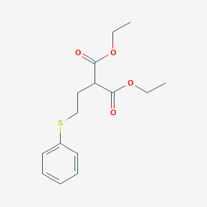 molecular formula C15H20O4S B073692 Diethyl [2-(phenylthio)ethyl]malonate CAS No. 1558-97-0