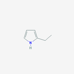 molecular formula C6H9N B073703 2-Ethylpyrrole CAS No. 1551-06-0
