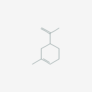 molecular formula C10H16 B073707 (R)-1-Methyl-5-(1-methylvinyl)cyclohexene CAS No. 1461-27-4