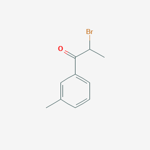 molecular formula C10H11BrO B073710 2-Bromo-1-(3-methylphenyl)propan-1-one CAS No. 1451-83-8