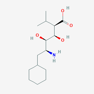 5-Amino-6-cyclohexyl-3,4-dihydroxy-2-isopropyl-hexanoic acid