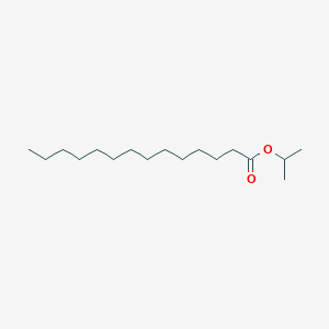 molecular formula C17H34O2 B073716 Isopropyl myristate CAS No. 1405-98-7
