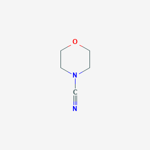 molecular formula C5H8N2O B073717 4-Morpholinecarbonitrile CAS No. 1530-89-8