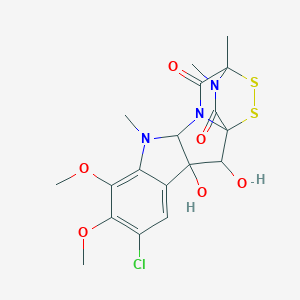molecular formula C18H20ClN3O6S2 B073718 Sporidesmin CAS No. 1456-55-9