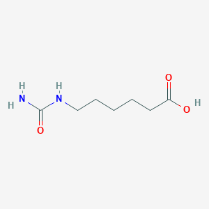 molecular formula C7H14N2O3 B073719 6-Ureidohexanoic acid CAS No. 1468-42-4