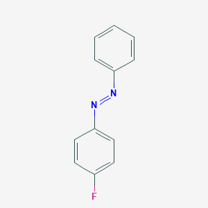 molecular formula C12H9FN2 B073723 p-Fluoroazobenzene CAS No. 1545-83-1