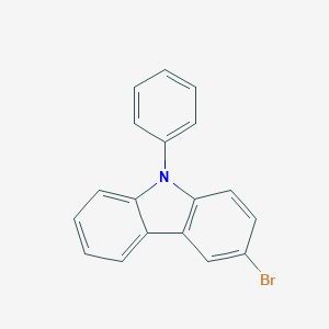 molecular formula C18H12BrN B073726 3-Bromo-9-phenylcarbazole CAS No. 1153-85-1