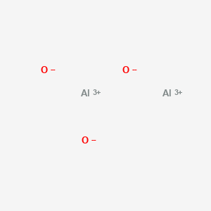 molecular formula Al2O3 B073728 Alumina CAS No. 1344-28-1
