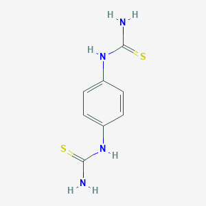 molecular formula C8H10N4S2 B073729 [4-(Carbamothioylamino)phenyl]thiourea CAS No. 1519-70-6