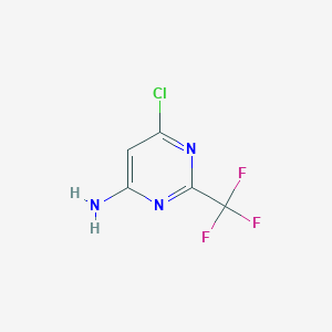 6-Chloro-2-(trifluoromethyl)pyrimidin-4-amine