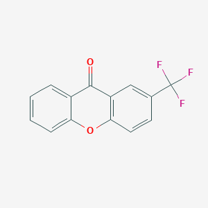 molecular formula C14H7F3O2 B073736 2-(Trifluoromethyl)xanthone CAS No. 1496-15-7