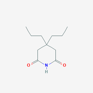 molecular formula C11H19NO2 B073741 4,4-dipropylpiperidine-2,6-dione CAS No. 1132-96-3
