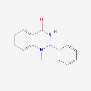 molecular formula C15H14N2O B073747 1-Methyl-2-phenyl-2,3-dihydroquinazolin-4-one CAS No. 1217-75-0