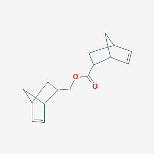 molecular formula C16H20O2 B073755 Bicyclo[2.2.1]hept-5-en-2-ylmethyl bicyclo[2.2.1]hept-5-ene-2-carboxylate CAS No. 1218-65-1