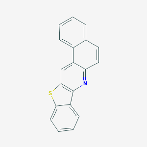 molecular formula C19H11NS B073760 Benzo[f][1]benzothieno[3,2-b]quinoline CAS No. 1491-10-7