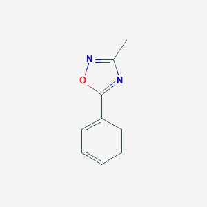 molecular formula C9H8N2O B073762 3-Methyl-5-phenyl-1,2,4-oxadiazole CAS No. 1199-00-4