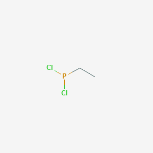 molecular formula C2H5Cl2P B073763 Dichloroethylphosphine CAS No. 1498-40-4