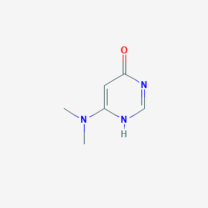 molecular formula C6H9N3O B073765 6-(Dimethylamino)pyrimidin-4-ol CAS No. 1124-21-6