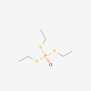molecular formula C6H15OPS3 B073767 Phosphorotrithioic acid, S,S,S-triethyl ester CAS No. 1486-39-1
