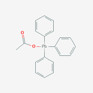 molecular formula C20H18O2Pb B073776 Triphenyllead acetate CAS No. 1162-06-7
