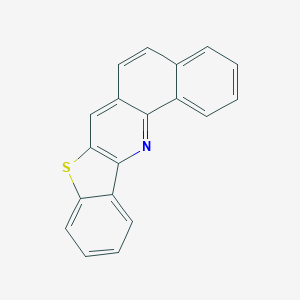 molecular formula C19H11NS B073782 Benzo[h][1]benzothieno[3,2-b]quinoline CAS No. 1491-09-4