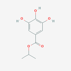 molecular formula C10H12O5 B073788 Isopropyl 3,4,5-trihydroxybenzoate CAS No. 1138-60-9