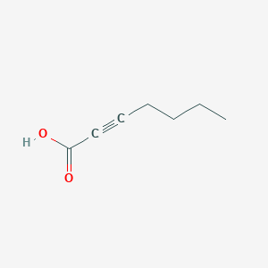 molecular formula C7H10O2 B073790 2-Heptynoic acid CAS No. 1483-67-6