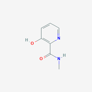 molecular formula C7H8N2O2 B073791 3-Hydroxy-N-methylpyridine-2-carboxamide CAS No. 1196-30-1