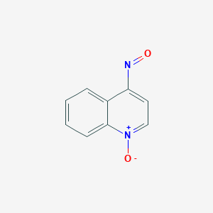 molecular formula C9H6N2O2 B073796 4-Nitrosoquinoline 1-oxide CAS No. 1130-69-4