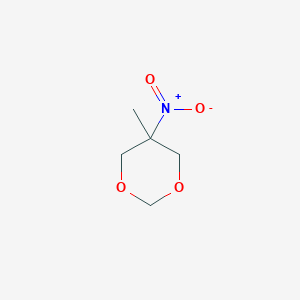 molecular formula C5H9NO4 B073799 5-Methyl-5-nitro-1,3-dioxane CAS No. 1194-36-1