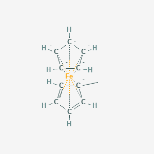 molecular formula C11H12Fe-6 B073802 Methyl ferrocene CAS No. 1271-44-9