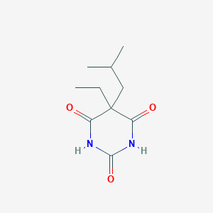 molecular formula C10H16N2O3 B073804 5-Ethyl-5-isobutylbarbituric acid CAS No. 1135-61-1