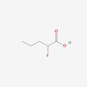 molecular formula C5H9FO2 B073805 2-fluoropentanoic acid CAS No. 1578-56-9