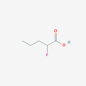 molecular formula C5H9FO2 B073805 2-Fluorovaleric acid CAS No. 1578-56-9