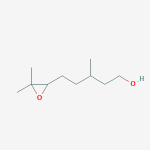 molecular formula C10H20O2 B073809 3,7-Dimethyl-6,7-epoxyoctan-1-ol CAS No. 1564-98-3