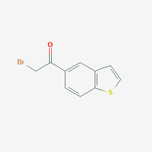 molecular formula C10H7BrOS B073811 1-(1-Benzothiophen-5-yl)-2-bromo-1-ethanone CAS No. 1131-87-9