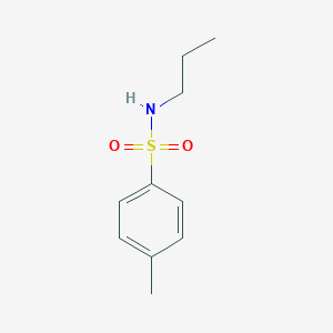 molecular formula C10H15NO2S B073833 苯磺酰胺，4-甲基-N-丙基- CAS No. 1133-12-6