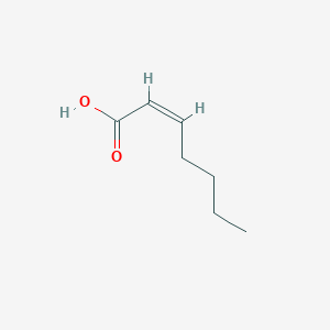molecular formula C7H12O2 B073839 (Z)-2-Heptenoic acid CAS No. 1577-31-7