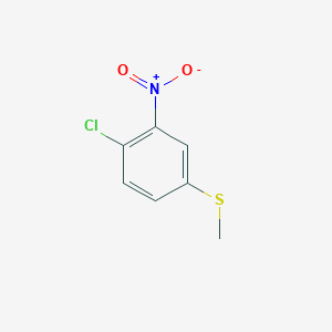 molecular formula C7H6ClNO2S B073841 1-氯-4-(甲硫基)-2-硝基苯 CAS No. 1199-36-6