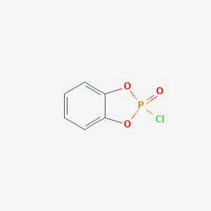 molecular formula C6H4ClO3P B073843 1,3,2-Benzodioxaphosphole, 2-chloro-, 2-oxide CAS No. 1499-17-8