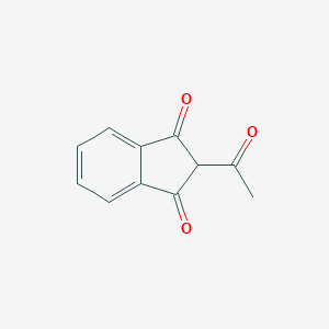molecular formula C11H8O3 B073857 2-Acetyl-1H-indene-1,3(2H)-dione CAS No. 1133-72-8
